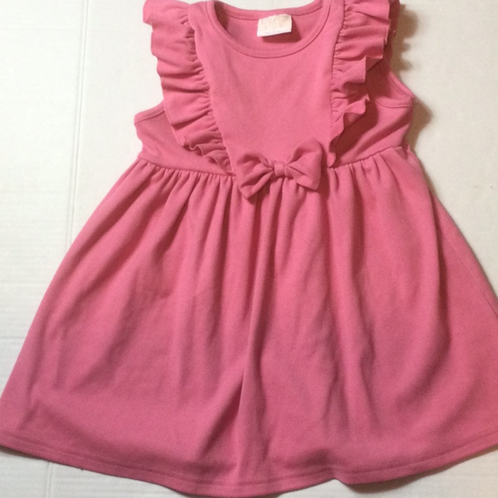 Madison layne Pink Ruffled Kids Dress, 3t